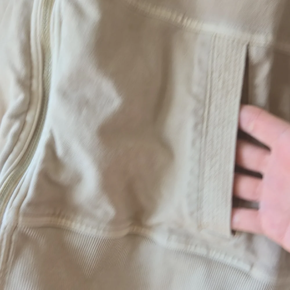 Athleta Neutral Bomber Jacket, Athleisure, Oversized, Comfort, VGUC - Picture 5 of 9